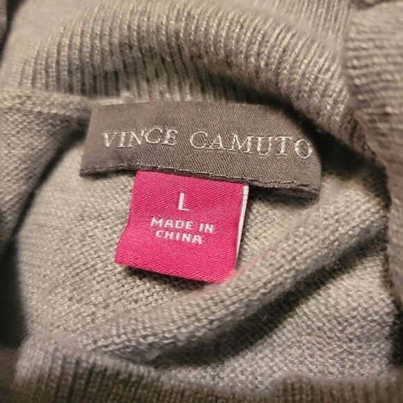 Vince Camuto Colorblock Mock Neck Sweater Women's Size Large - Picture 5 of 6